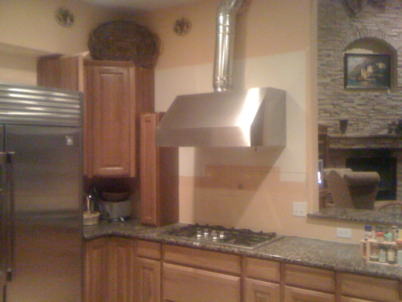 Kitchen Midway, Vent Hood Rough-in